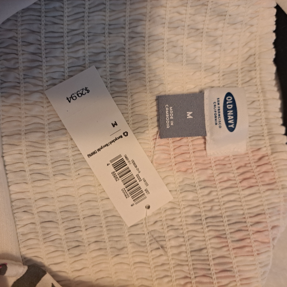Old Navy White And Floral Dress - Picture 3 of 3